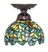 Meyda Tiffany - 276081 - One Light Flushmount - Nightfall Wisteria