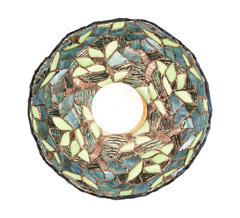 Meyda Tiffany - 276081 - One Light Flushmount - Nightfall Wisteria