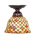 Meyda Tiffany - 276082 - One Light Flushmount - Tiffany Fishscale