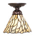 Meyda Tiffany - 276086 - One Light Flushmount - Willow