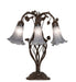 Meyda Tiffany - 255813 - Six Light Table Lamp - Gray - Mahogany Bronze