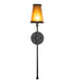 Meyda Tiffany - 270098 - One Light Wall Sconce - Verheven - Black Satin Wrought Iron