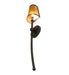 Meyda Tiffany - 270098 - One Light Wall Sconce - Verheven - Black Satin Wrought Iron