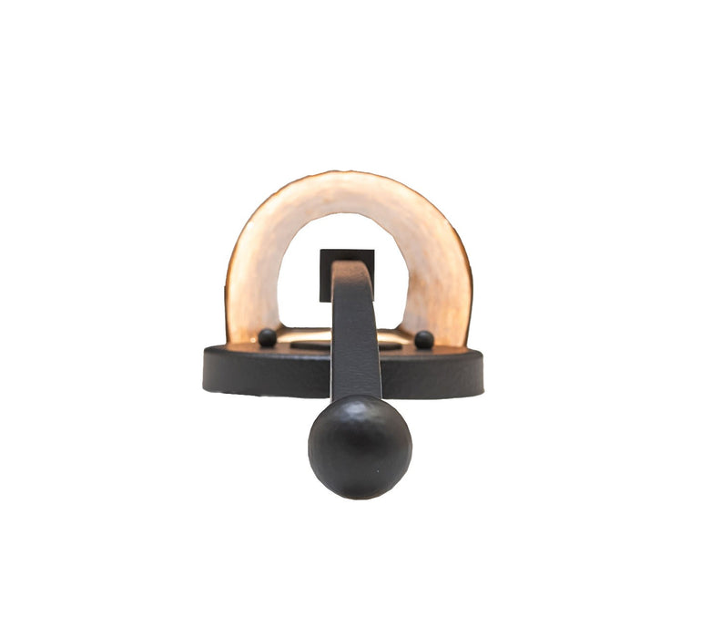 Meyda Tiffany - 270098 - One Light Wall Sconce - Verheven - Black Satin Wrought Iron