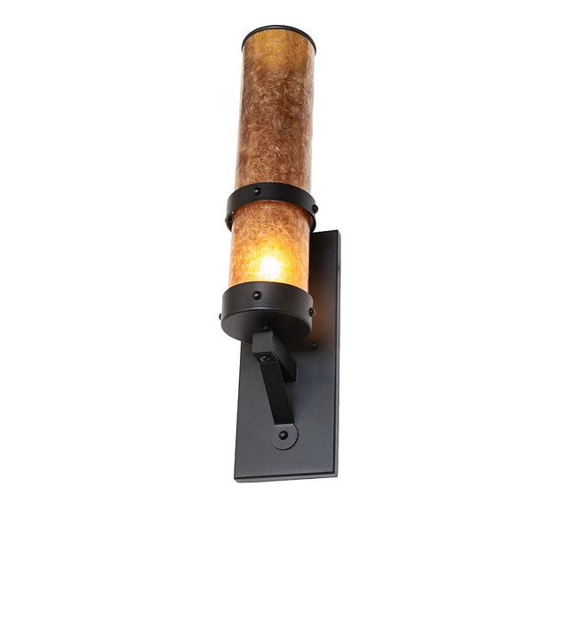 Meyda Tiffany - 270104 - One Light Wall Sconce - Parker - Textured Black