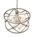 Meyda Tiffany - 272439 - Six Light Pendant - Penelope - Antique Brass