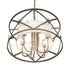 Meyda Tiffany - 272439 - Six Light Pendant - Penelope - Antique Brass