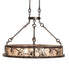 Meyda Tiffany - 273841 - Eight Light Pendant - Winter Pine - Copper Vein