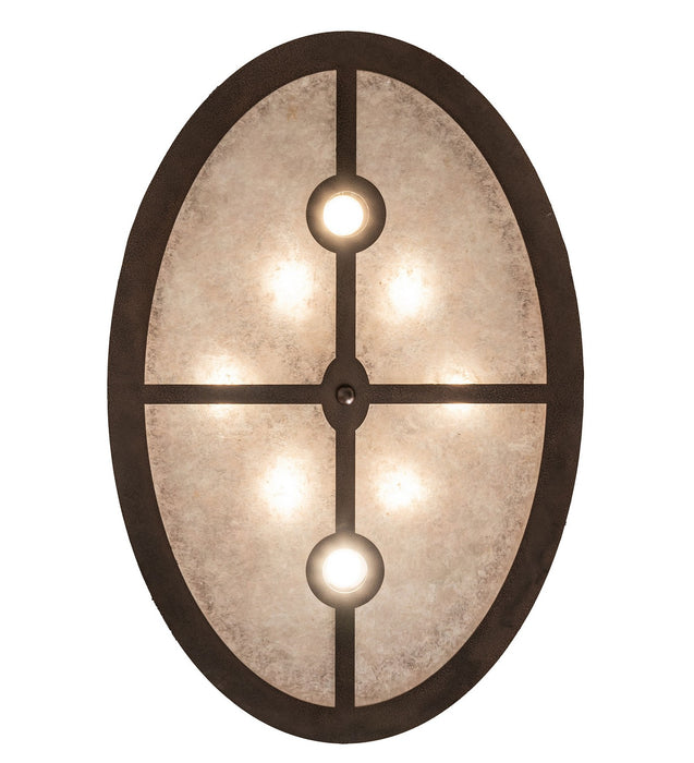 Meyda Tiffany - 273841 - Eight Light Pendant - Winter Pine - Copper Vein