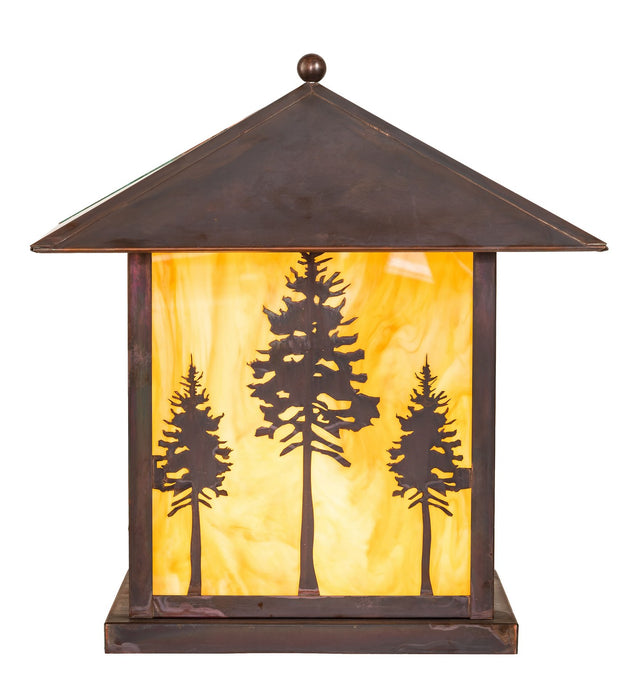 Meyda Tiffany - 273381 - One Light Pier Mount - Great Pines - Vintage Copper