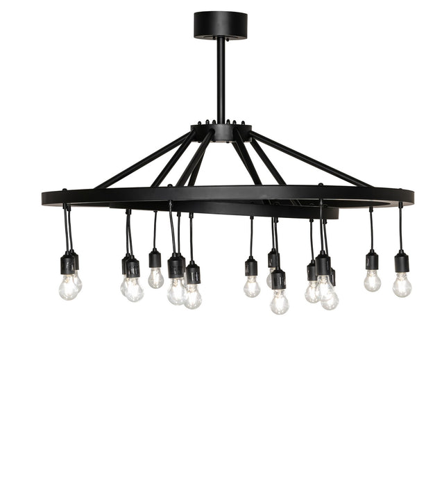 Meyda Tiffany - 273996 - 16 Light Chandelier - Donner - Solar Black