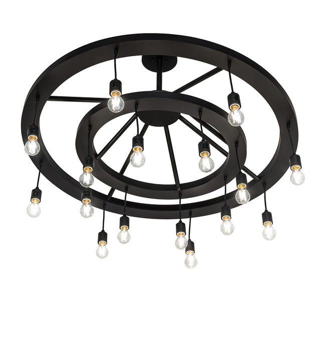 Meyda Tiffany - 273996 - 16 Light Chandelier - Donner - Solar Black