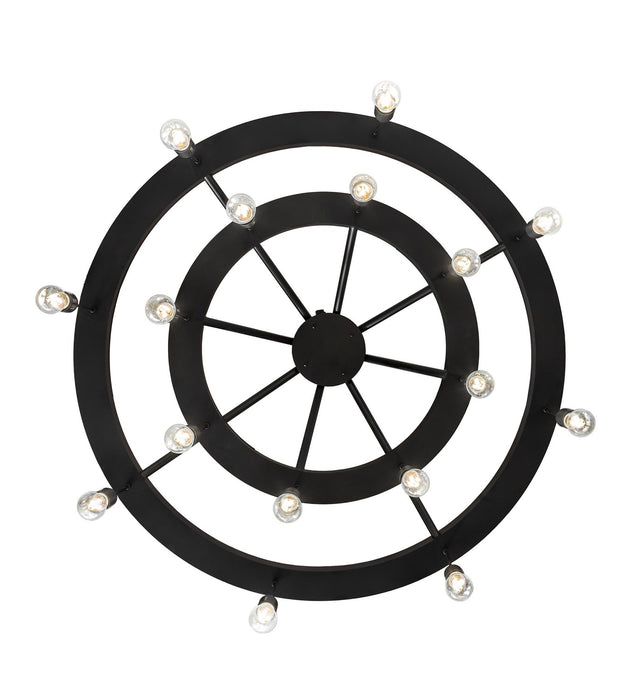 Meyda Tiffany - 273996 - 16 Light Chandelier - Donner - Solar Black