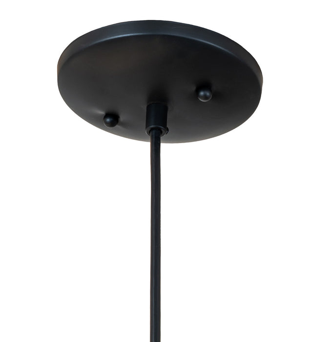 Meyda Tiffany - 274291 - Seven Light Island Pendant - Bola - Solar Black