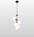 Meyda Tiffany - 274291 - Seven Light Island Pendant - Bola - Solar Black