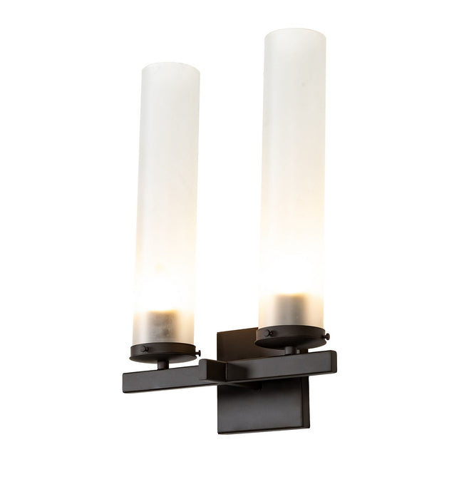 Meyda Tiffany - 274342 - Two Light Wall Sconce - Dante - Oil Rubbed Bronze