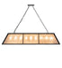 Meyda Tiffany - 274660 - Nine Light Pendant - Personalized - Black Satin Wrought Iron