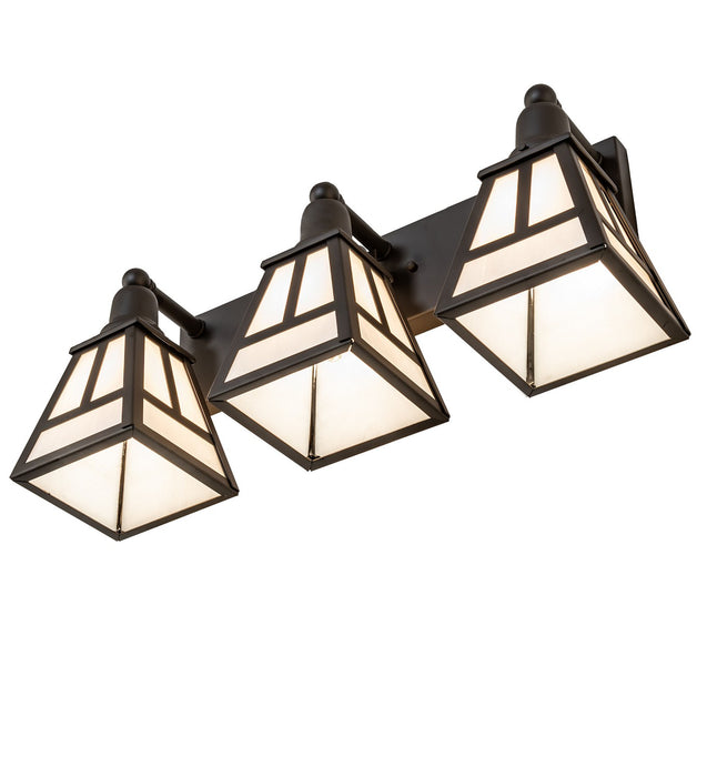 Meyda Tiffany - 274867 - Three Light Vanity - T Inch  Mission Inch  - Oil Rubbed Bronze