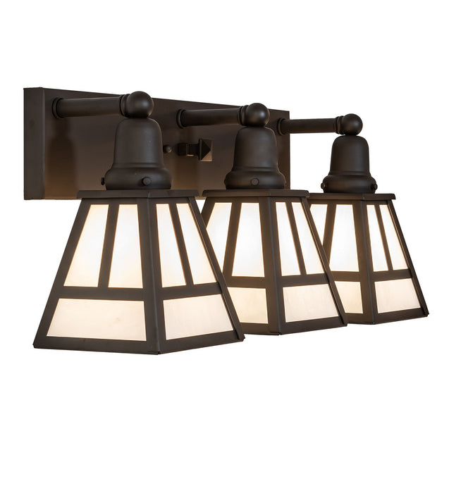 Meyda Tiffany - 274867 - Three Light Vanity - T Inch  Mission Inch  - Oil Rubbed Bronze