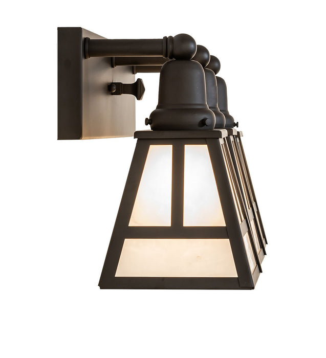 Meyda Tiffany - 274867 - Three Light Vanity - T Inch  Mission Inch  - Oil Rubbed Bronze