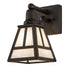 Meyda Tiffany - 274877 - One Light Wall Sconce - T" Mission" - Oil Rubbed Bronze