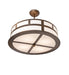 Meyda Tiffany - 274912 - Four Light Pendant - Smythe - Antique Copper