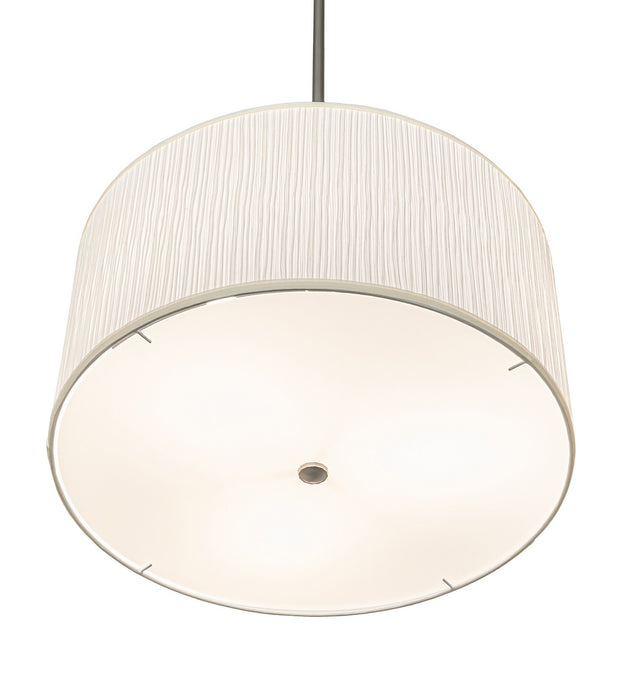 Meyda Tiffany - 275641 - Three Light Pendant - Cilindro - Nickel