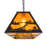 Meyda Tiffany - 278162 - Nine Light Pendant - Buffalo At Lake - Textured Black