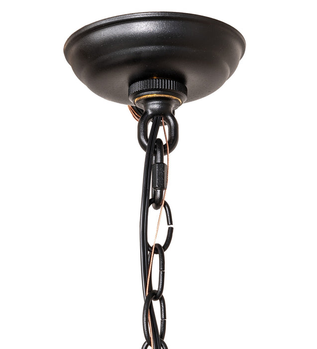 Meyda Tiffany - 278162 - Nine Light Pendant - Buffalo At Lake - Textured Black