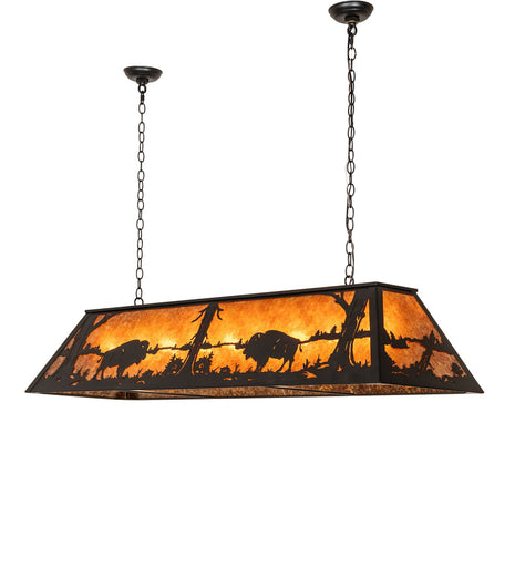 Buffalo At Lake Nine Light Pendant