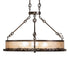 Meyda Tiffany - 278203 - Eight Light Pendant - Craftsman Prime - Copper Vein