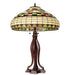 Meyda Tiffany - 65469 - Three Light Table Lamp - Tiffany Edwardian - Mahogany Bronze