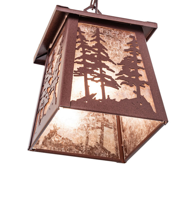 Meyda Tiffany - 66415 - One Light Mini Pendant - Tall Pines - Rust