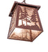 Meyda Tiffany - 66415 - One Light Mini Pendant - Tall Pines - Rust