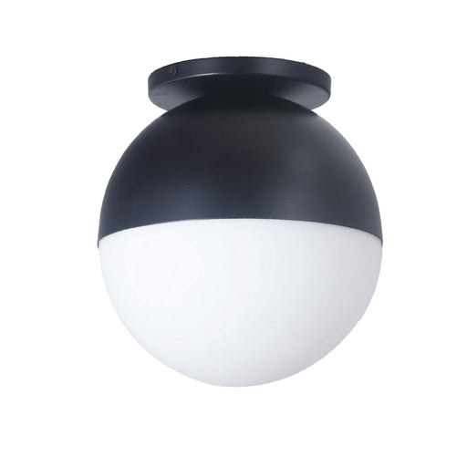 Dayana One Light Flush Mount Matte Black