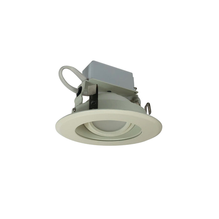 Nora Lighting - NLCBC-46930XWWEM - LED Retrofit - Rec LED Cobalt 4" Adj Ret - White