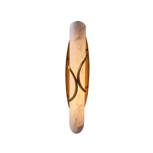 Gypsum LED Wall Sconce True Brass