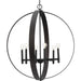 Progress Lighting - P400392-31M - Six Light Chandelier - Allegheny - Matte Black