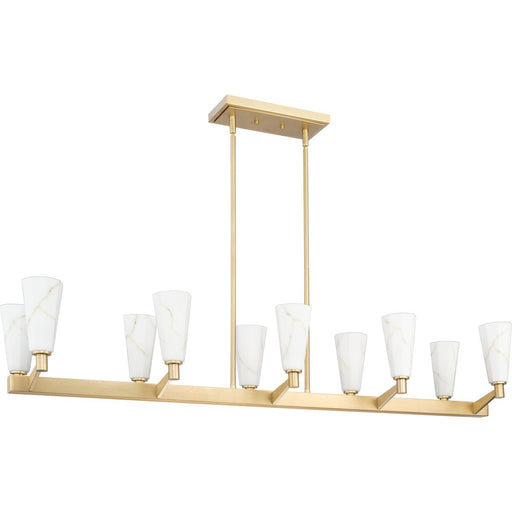 Tosca Ten Light Linear Chandelier