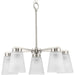 Progress Lighting - P400401-009 - Five Light Chandelier - Tanner - Brushed Nickel