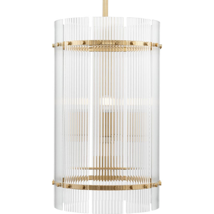 Progress Lighting - P500457-205 - Six Light Foyer Pendant - Seville - Soft Gold