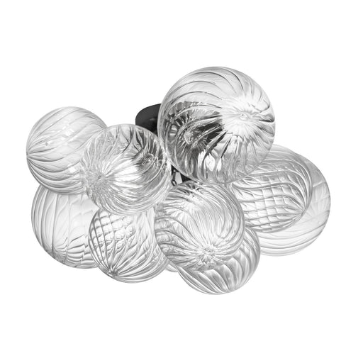 Charlize Three Light Flush Mount Clear