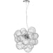 Dainolite Ltd - CLZ-206P-PC - Six Light Pendant - Charlize - Clear