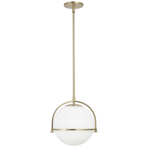 Paola One Light Pendant Aged Brass