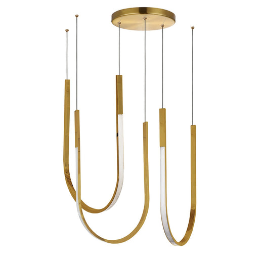 Pacari LED Pendant Aged Brass