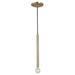 Dainolite Ltd - SNY-121P-AGB - One Light Pendant - Sanya - Aged Brass
