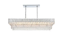 Elegant Lighting - 1780G50C - Eight Light Chandelier - Emilia - Chrome And Clear