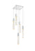 Elegant Lighting - 2088D16C - Five Light Pendant - Aurora - Chrome And Clear