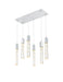 Elegant Lighting - 2088D32C - Six Light Pendant - Aurora - Chrome And Clear