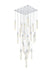 Elegant Lighting - 2088G36C - 25 Light Chandelier - Aurora - Chrome And Clear